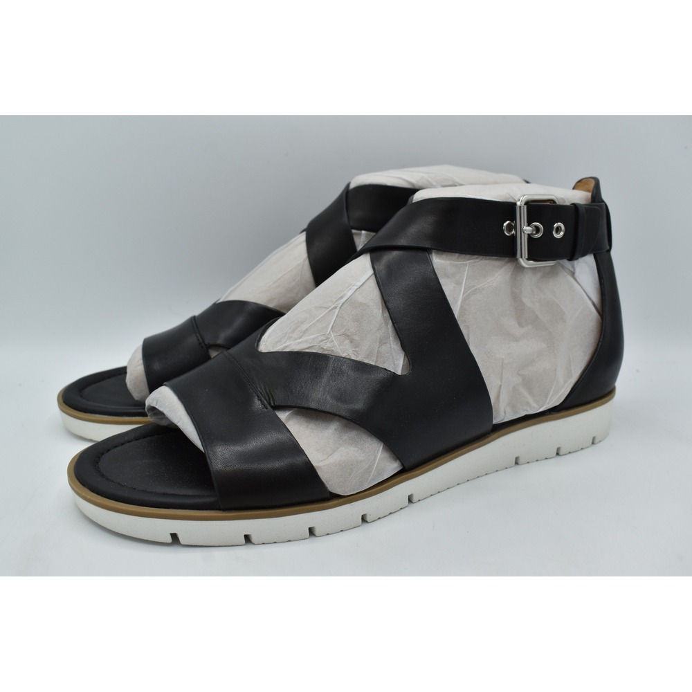 Sofft Womens 11 Mirabelle Black New Gladiator Flats Leather Sandals Boho
